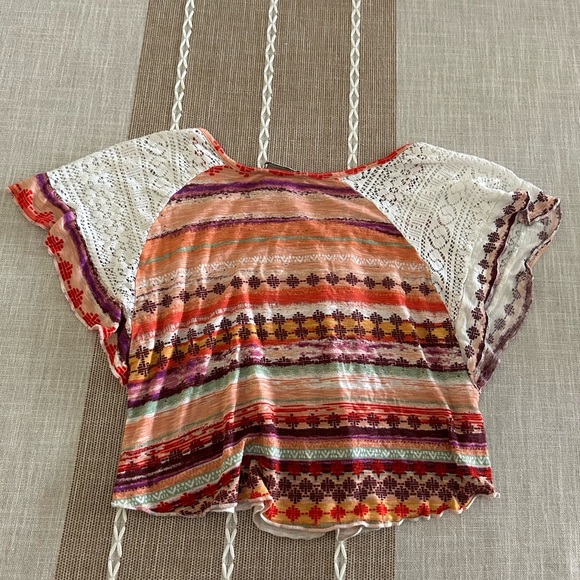 Orange striped top - Picture 3 of 3